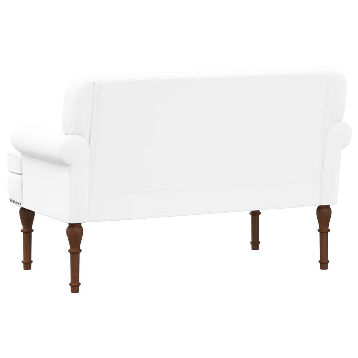 Canapea cu capitonaj butonat Alb 120 x 65 x 77 cm WALTI