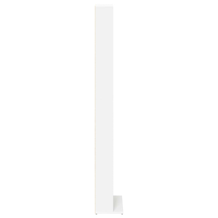 Dulap pentru CD-uri Alb 33 x 23,5 x 175 cm Lemn prelucrat WALTI