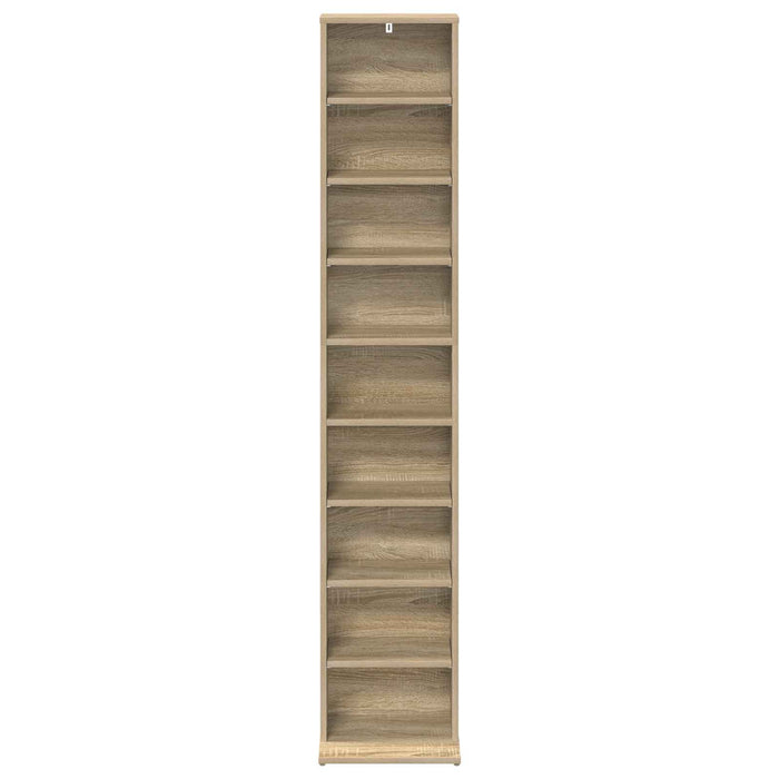 Dulap pentru CD-uri Stejar Sonoma 33 x 23,5 x 175 cm WALTI