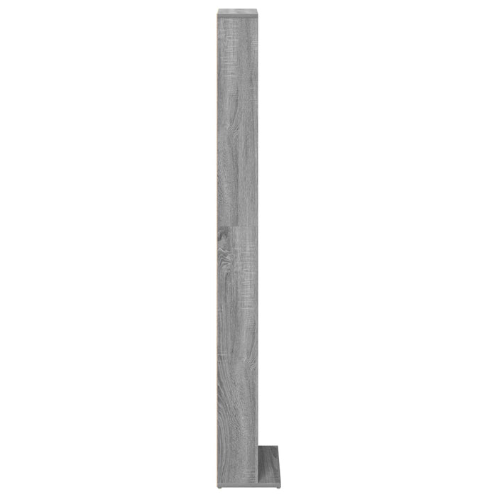 Dulap pentru CD-uri Sonoma gri 33 x 23,5 x 175 cm WALTI