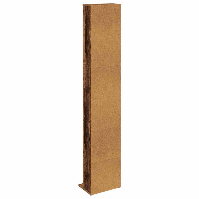 Dulap pentru CD-uri Lemn vechi 33 x 23,5 x 175 cm WALTI