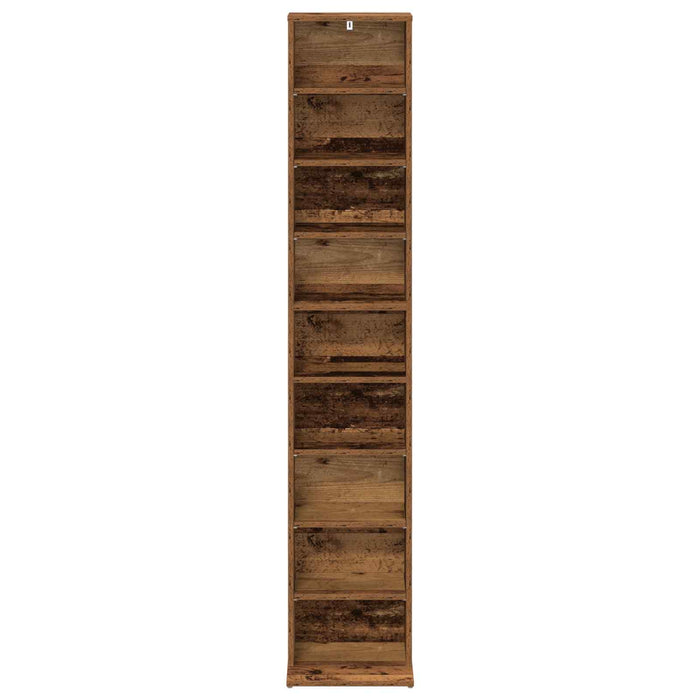 Dulap pentru CD-uri Lemn vechi 33 x 23,5 x 175 cm WALTI