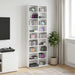 Dulap pentru CD-uri Alb 65 x 23,5 x 175 cm Lemn prelucrat - WALTI WALTI