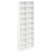 Dulap pentru CD-uri Alb 65 x 23,5 x 175 cm Lemn prelucrat - WALTI WALTI