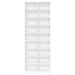 Dulap pentru CD-uri Alb 65 x 23,5 x 175 cm Lemn prelucrat - WALTI WALTI