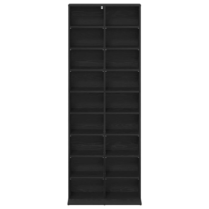 Dulap pentru CD-uri Stejar Negru 65 x 23,5 x 175 cm - WALTI WALTI