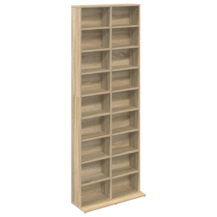 Dulap pentru CD-uri Stejar Sonoma 65 x 23,5 x 175 cm - WALTI WALTI