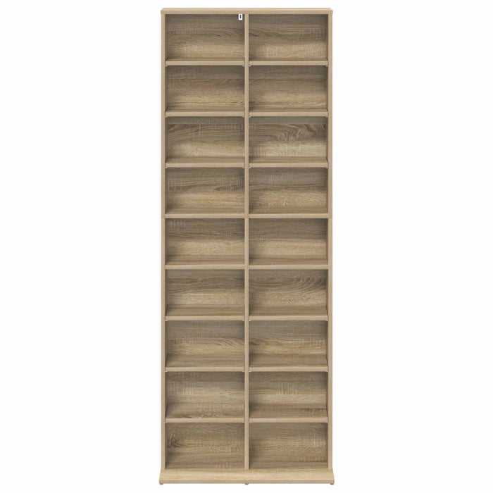 Dulap pentru CD-uri Stejar Sonoma 65 x 23,5 x 175 cm - WALTI WALTI