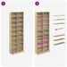 Dulap pentru CD-uri Stejar Sonoma 65 x 23,5 x 175 cm - WALTI WALTI