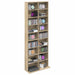 Dulap pentru CD-uri Stejar Sonoma 65 x 23,5 x 175 cm - WALTI WALTI