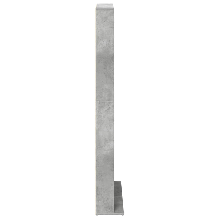 Dulap pentru CD-uri Gri Beton 65 x 23,5 x 175 cm Lemn prelucrat - WALTI WALTI