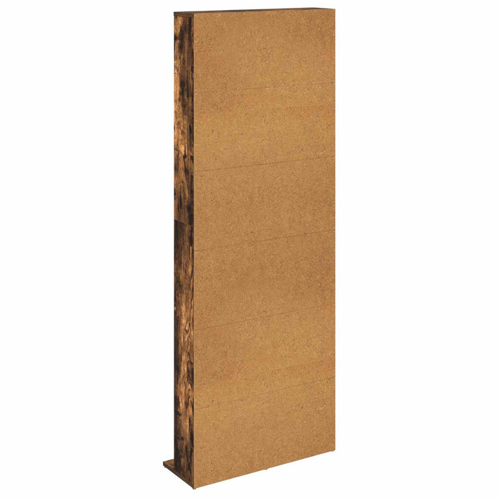 Dulap pentru CD-uri Stejar fumuriu 65 x 23,5 x 175 cm - WALTI WALTI