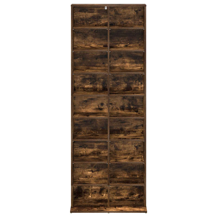 Dulap pentru CD-uri Stejar fumuriu 65 x 23,5 x 175 cm - WALTI WALTI