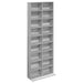 Dulap pentru CD-uri Sonoma gri 65 x 23,5 x 175 cm - WALTI WALTI