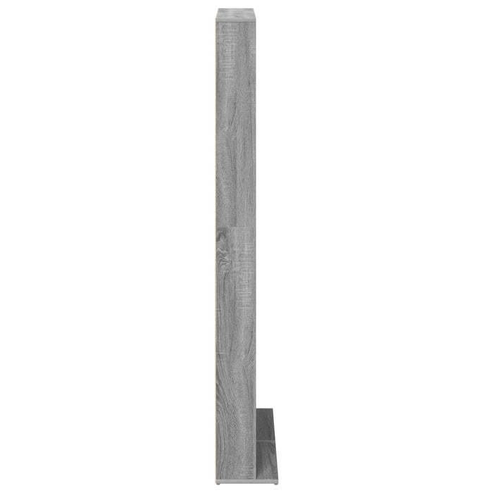 Dulap pentru CD-uri Sonoma gri 65 x 23,5 x 175 cm - WALTI WALTI