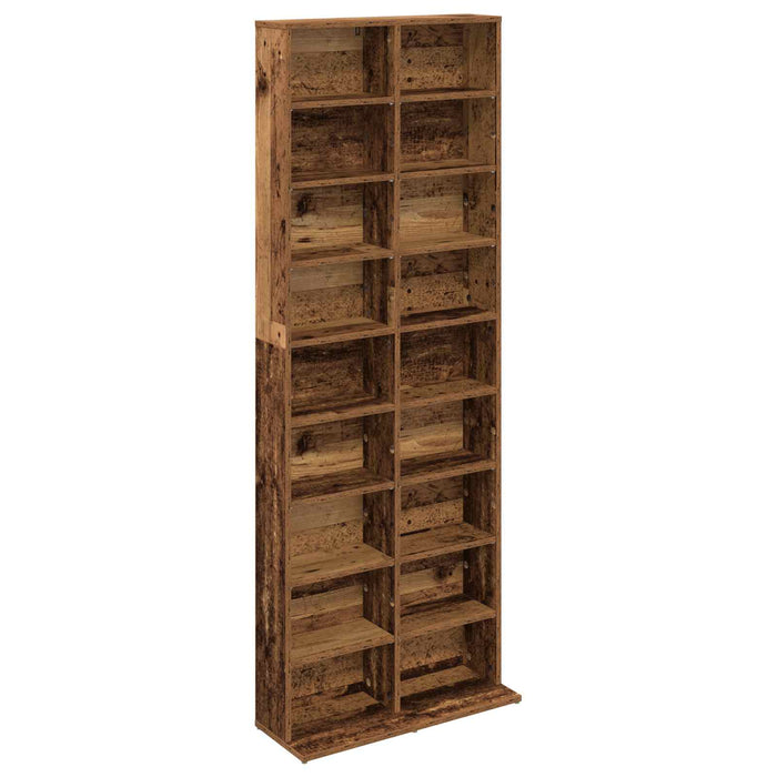 Dulap pentru CD-uri Lemn vechi 65 x 23,5 x 175 cm - WALTI WALTI