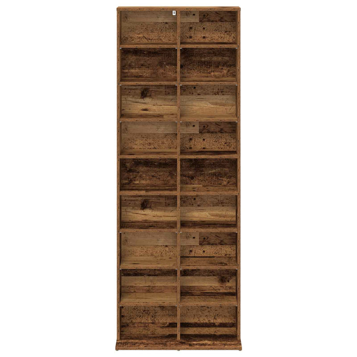 Dulap pentru CD-uri Lemn vechi 65 x 23,5 x 175 cm - WALTI WALTI