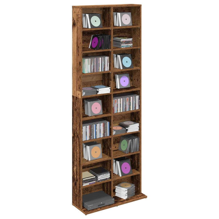 Dulap pentru CD-uri Lemn vechi 65 x 23,5 x 175 cm - WALTI WALTI