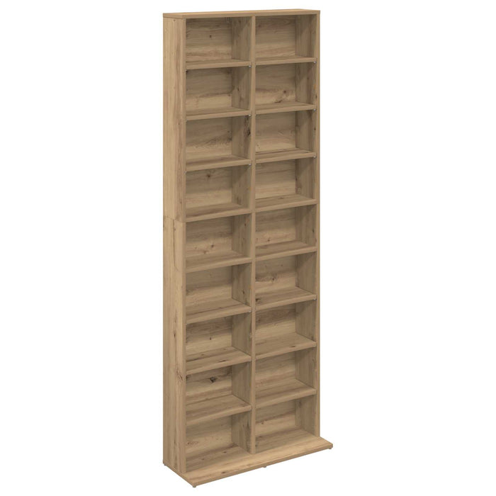 Dulap pentru CD-uri Stejar Artizanal 65 x 23,5 x 175 cm - WALTI WALTI