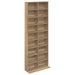 Dulap pentru CD-uri Stejar Artizanal 65 x 23,5 x 175 cm - WALTI WALTI