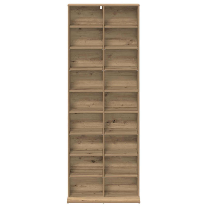 Dulap pentru CD-uri Stejar Artizanal 65 x 23,5 x 175 cm - WALTI WALTI