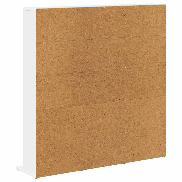 Dulap pentru CD-uri Alb 96 x 23,5 x 97,5 cm Lemn prelucrat WALTI