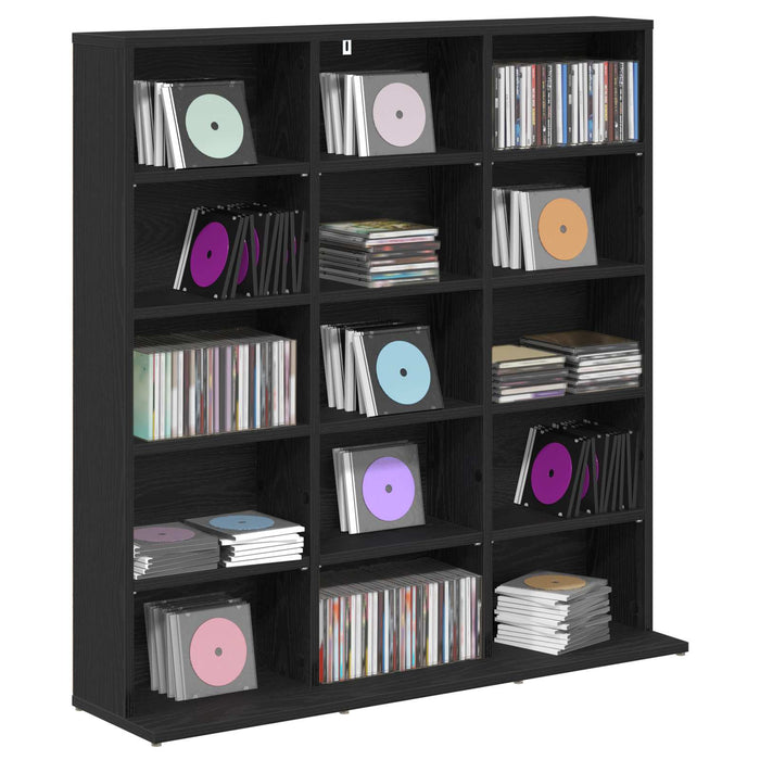 Dulap pentru CD-uri Stejar Negru 96 x 23,5 x 97,5 cm - WALTI WALTI