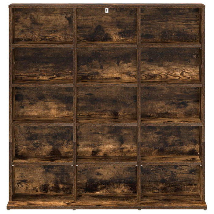 Dulap pentru CD-uri Stejar fumuriu 96 x 23,5 x 97,5 cm WALTI
