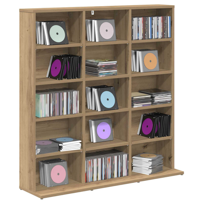 Dulap pentru CD-uri Stejar Artizanal 96 x 23,5 x 97,5 cm - WALTI WALTI