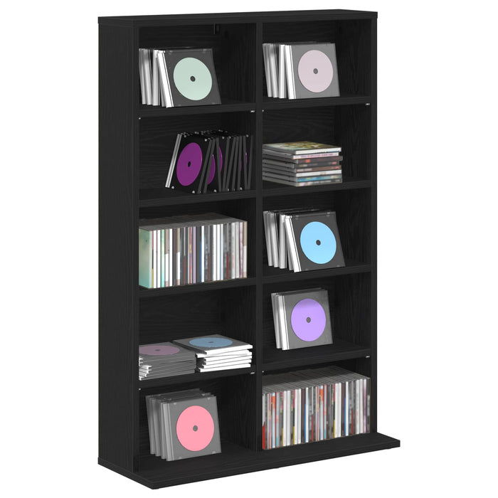 Dulap pentru CD-uri Stejar Negru 65 x 23,5 x 97,5 cm WALTI