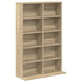 Dulap pentru CD-uri 2 buc. Stejar Sonoma 65 x 23,5 x 97,5 cm - WALTI WALTI