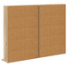 Dulap pentru CD-uri 2 buc. Stejar Sonoma 65 x 23,5 x 97,5 cm - WALTI WALTI