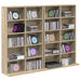 Dulap pentru CD-uri 2 buc. Stejar Sonoma 65 x 23,5 x 97,5 cm - WALTI WALTI