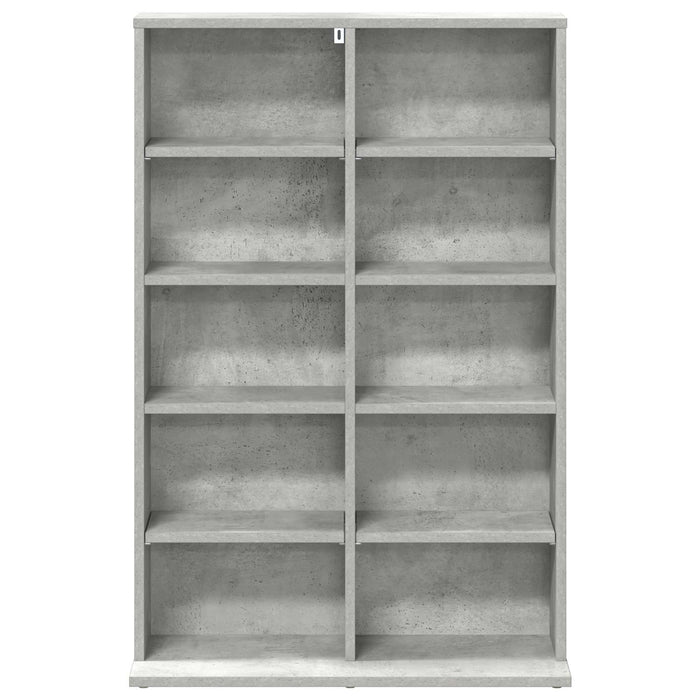 Dulap pentru CD-uri Gri Beton 65 x 23,5 x 97,5 cm WALTI