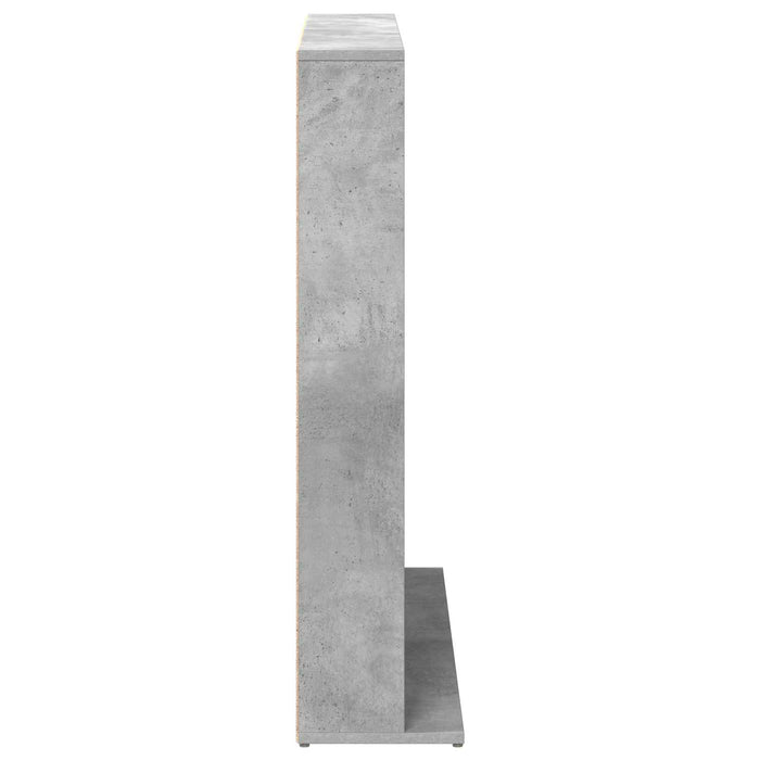 Dulap pentru CD-uri Gri Beton 65 x 23,5 x 97,5 cm WALTI