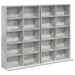 Dulap pentru CD-uri 2 buc. Gri Beton 65 x 23,5 x 97,5 cm - WALTI WALTI