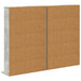 Dulap pentru CD-uri 2 buc. Gri Beton 65 x 23,5 x 97,5 cm - WALTI WALTI