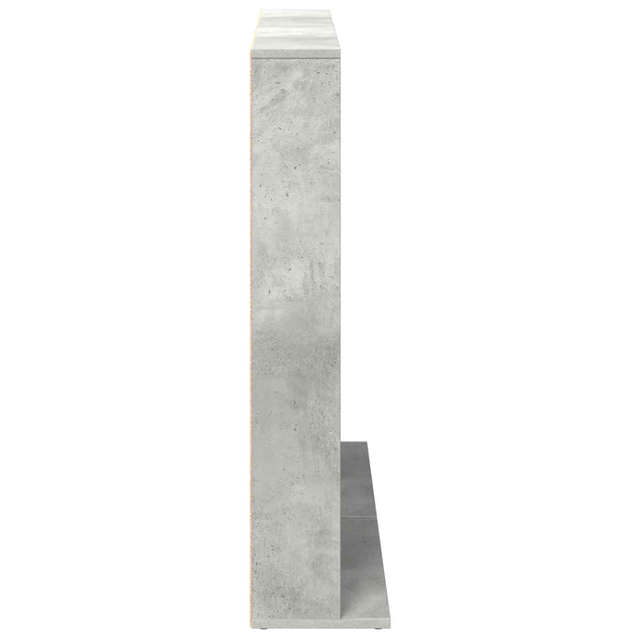 Dulap pentru CD-uri 2 buc. Gri Beton 65 x 23,5 x 97,5 cm - WALTI WALTI