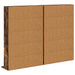 Dulap pentru CD-uri 2 buc. Stejar fumuriu 65 x 23,5 x 97,5 cm - WALTI WALTI