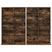 Dulap pentru CD-uri 2 buc. Stejar fumuriu 65 x 23,5 x 97,5 cm - WALTI WALTI