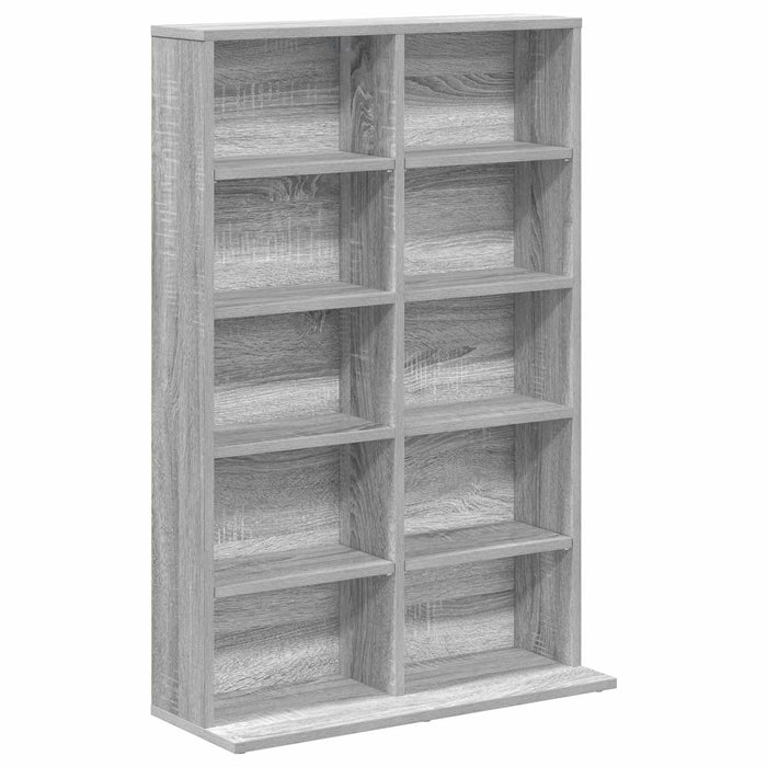 Dulap pentru CD-uri Sonoma gri 65 x 23,5 x 97,5 cm WALTI