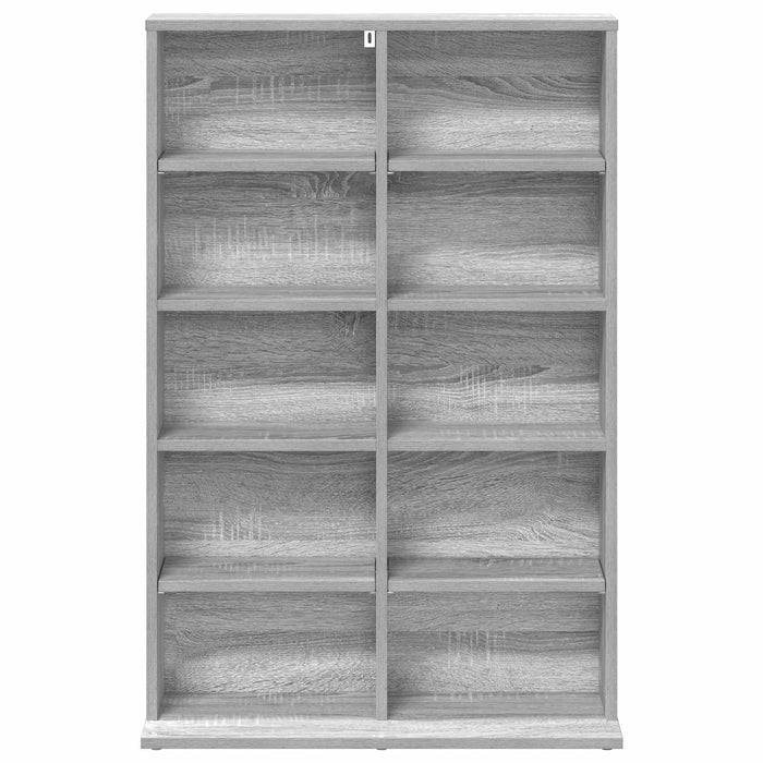 Dulap pentru CD-uri Sonoma gri 65 x 23,5 x 97,5 cm WALTI