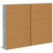 Dulap pentru CD-uri 2 buc. Sonoma gri 65 x 23,5 x 97,5 cm - WALTI WALTI