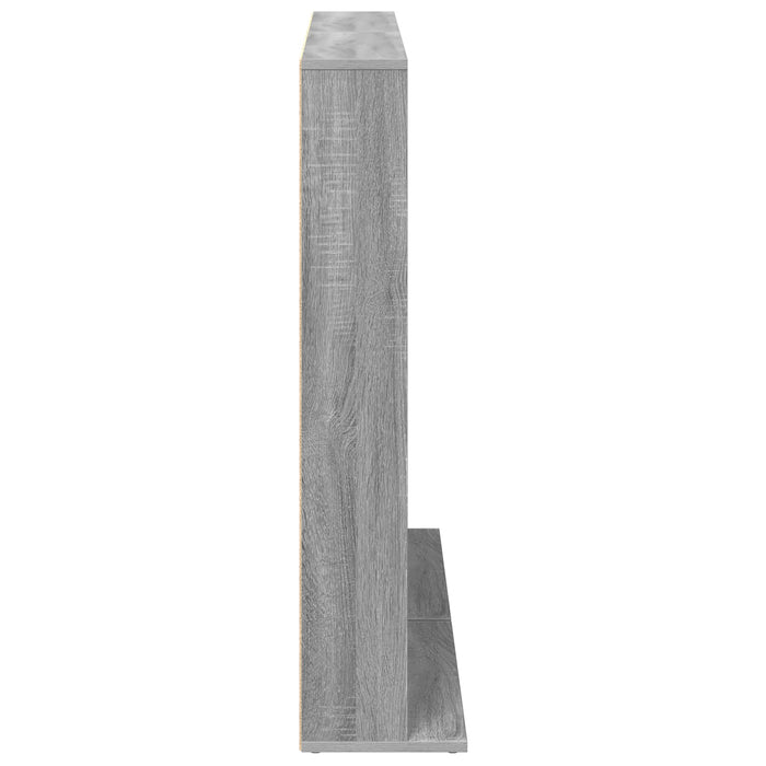 Dulap pentru CD-uri 2 buc. Sonoma gri 65 x 23,5 x 97,5 cm - WALTI WALTI