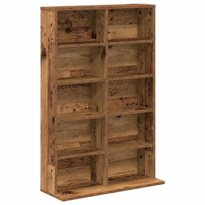 Dulap pentru CD-uri 2 buc. Lemn vechi 65 x 23,5 x 97,5 cm - WALTI WALTI