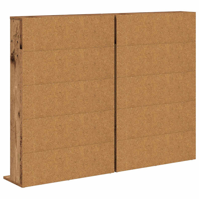 Dulap pentru CD-uri 2 buc. Lemn vechi 65 x 23,5 x 97,5 cm - WALTI WALTI