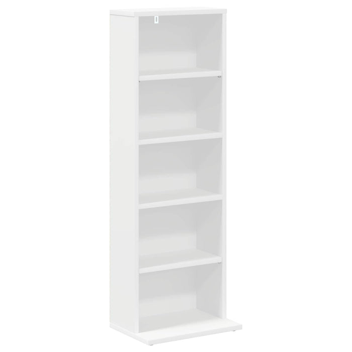 Dulap pentru CD-uri Alb 33 x 23,5 x 97,5 cm Lemn prelucrat WALTI