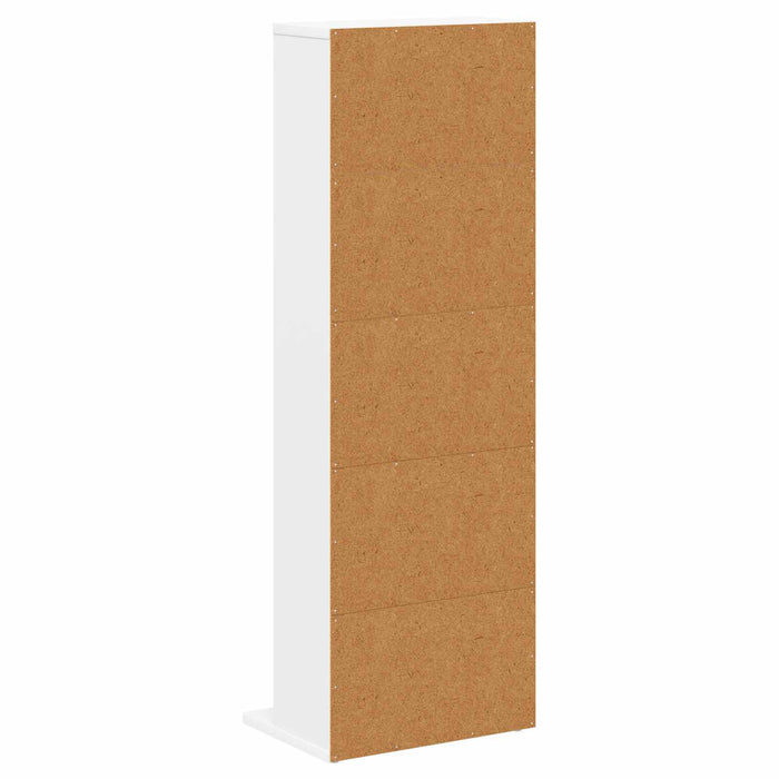Dulap pentru CD-uri Alb 33 x 23,5 x 97,5 cm Lemn prelucrat WALTI