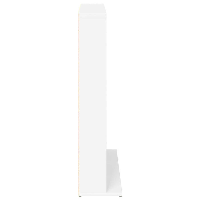 Dulap pentru CD-uri Alb 33 x 23,5 x 97,5 cm Lemn prelucrat WALTI
