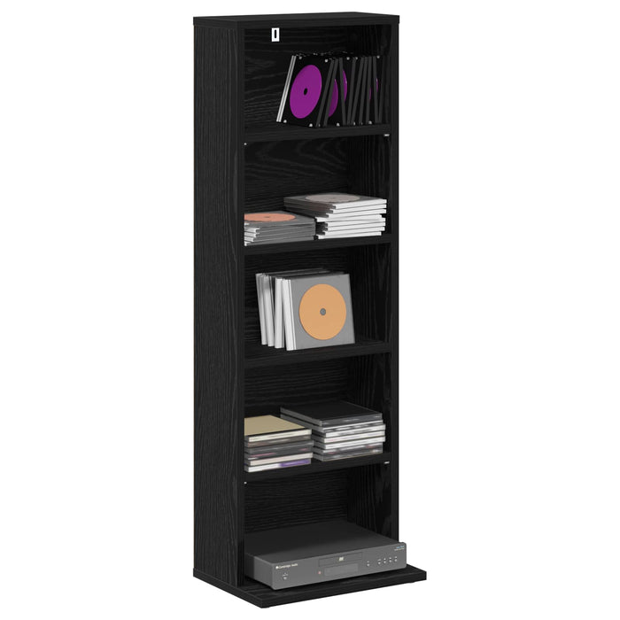 Dulap pentru CD-uri Stejar Negru 33 x 23,5 x 97,5 cm - WALTI WALTI